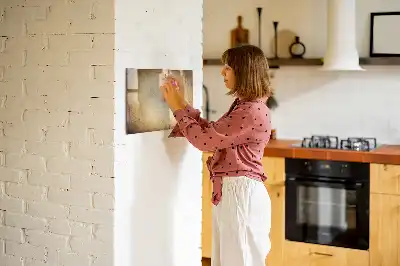 Schreib-Magnettafel mit Motiv Alte Weltkarte