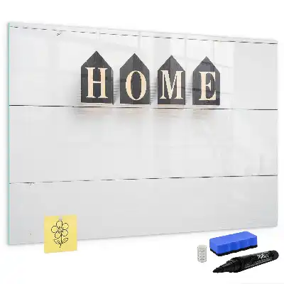 Beschreibbare Magnettafel Text Zuhause