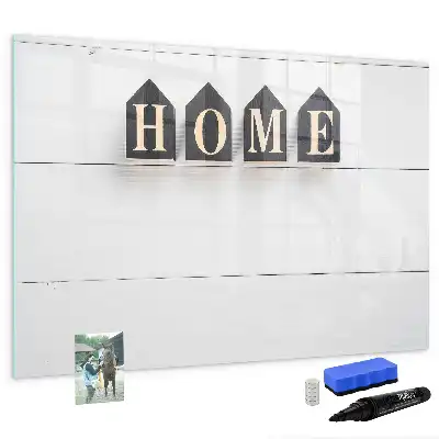 Beschreibbare Magnettafel Text Zuhause