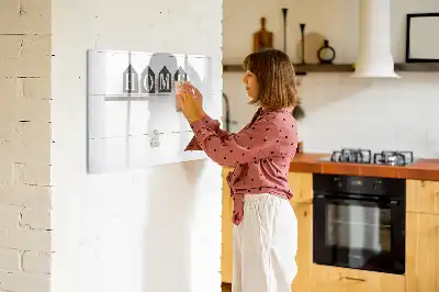 Beschreibbare Magnettafel Text Zuhause