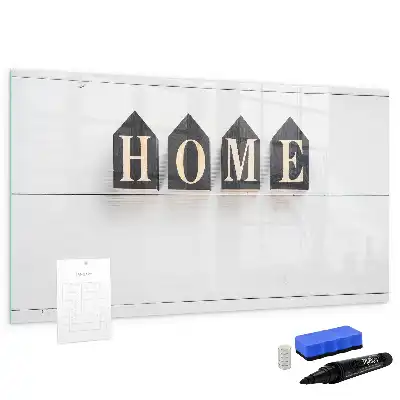 Beschreibbare Magnettafel Text Zuhause