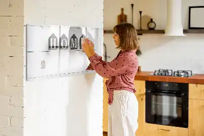 Beschreibbare Magnettafel Text Zuhause