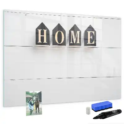 Beschreibbare Magnettafel Text Zuhause