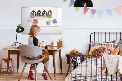 Beschreibbare Magnettafel Text Zuhause
