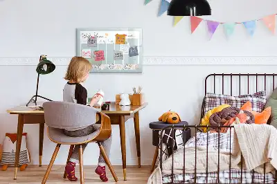 Schreib-Magnettafel als Wochenstundenplan