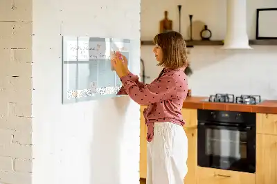 Schreib-Magnettafel als Wochenstundenplan
