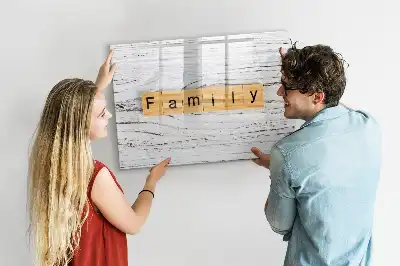 Schreib-Magnettafel Ausführung Familie