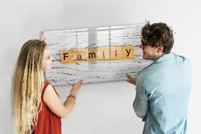 Schreib-Magnettafel Ausführung Familie