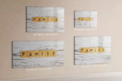 Schreib-Magnettafel Ausführung Familie