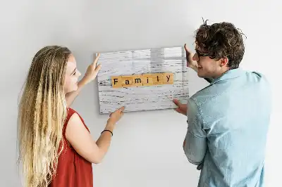 Schreib-Magnettafel Ausführung Familie