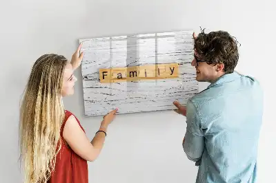Schreib-Magnettafel Ausführung Familie