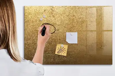 Beschreibbare Magnettafel in dekorativer Wandoptik