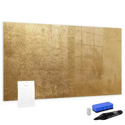 Beschreibbare Magnettafel in dekorativer Wandoptik