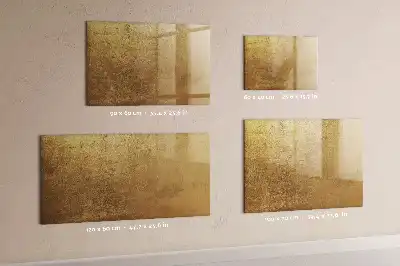 Beschreibbare Magnettafel in dekorativer Wandoptik