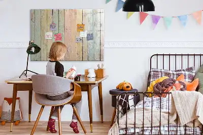 Schreib-Magnettafel bunte Bretter