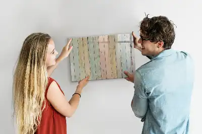 Schreib-Magnettafel bunte Bretter