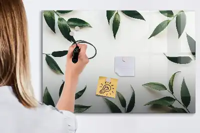 Blätterrahmen als beschreibbare Magnettafel