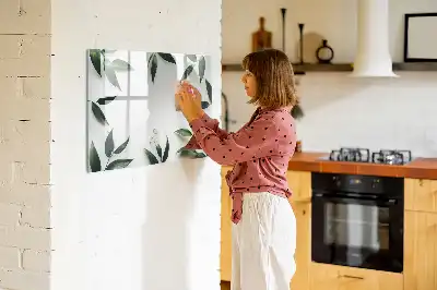 Blätterrahmen als beschreibbare Magnettafel