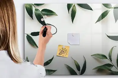 Blätterrahmen als beschreibbare Magnettafel