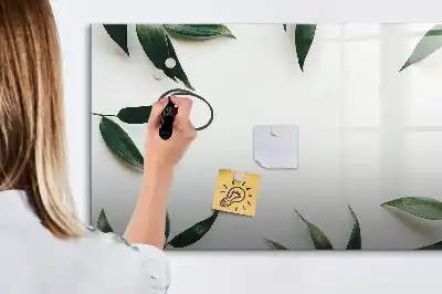 Blätterrahmen als beschreibbare Magnettafel