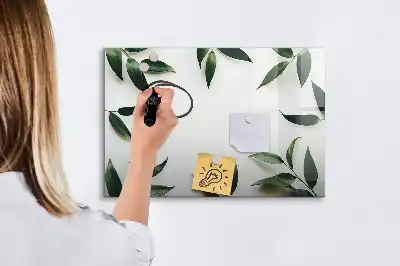 Blätterrahmen als beschreibbare Magnettafel