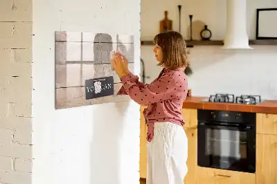 Schreib-Magnettafel mit dem Text Du schaffst das!
