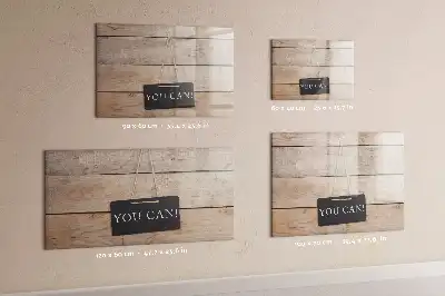 Schreib-Magnettafel mit dem Text Du schaffst das!