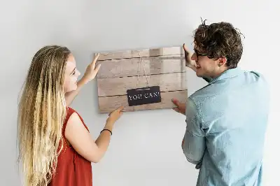 Schreib-Magnettafel mit dem Text Du schaffst das!