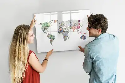 Magnettafel beschreibbar mit Banknotenmotiv
