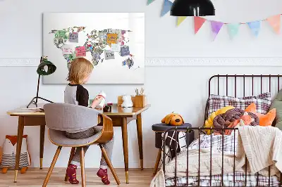 Magnettafel beschreibbar mit Banknotenmotiv