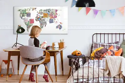 Magnettafel beschreibbar mit Banknotenmotiv