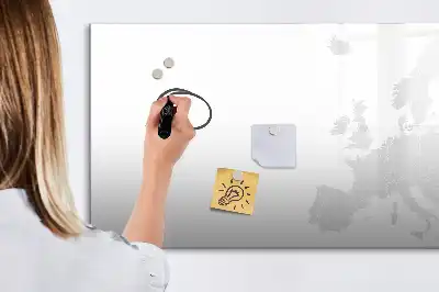 Magnettafel mit Europa-Karte zum Beschriften
