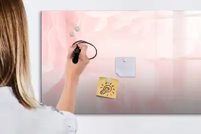 Beschreibbare Magnettafel mit Motiv blühende Rosen