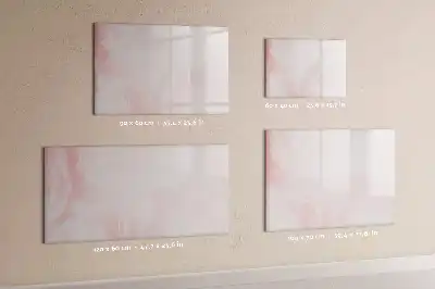 Beschreibbare Magnettafel mit Motiv blühende Rosen