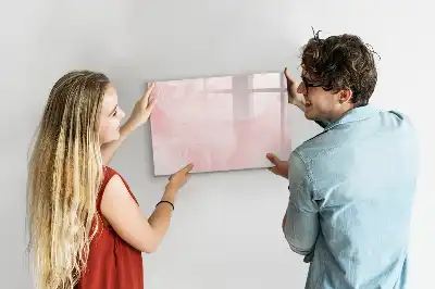 Beschreibbare Magnettafel mit Motiv blühende Rosen