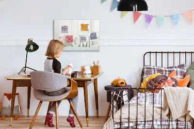 Beschreibbare Magnettafel Text Zuhause