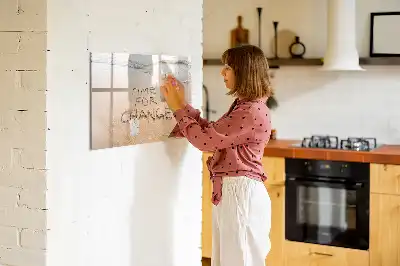 Schreib-Magnettafel mit Motiv Zitat am Strand