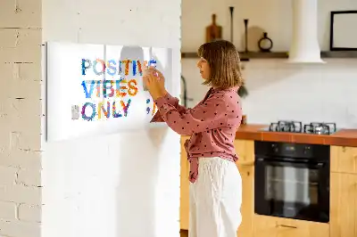 Schreib-Magnettafel mit positivem Zitat