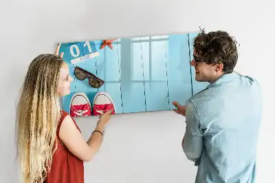 Beschreibbare Magnettafel Motiv Erster Sommertag