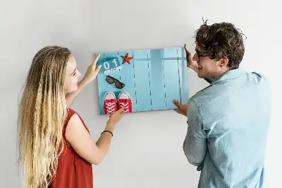 Beschreibbare Magnettafel Motiv Erster Sommertag