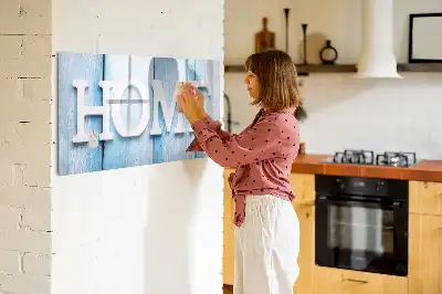 Beschreibbare Magnettafel Text Zuhause