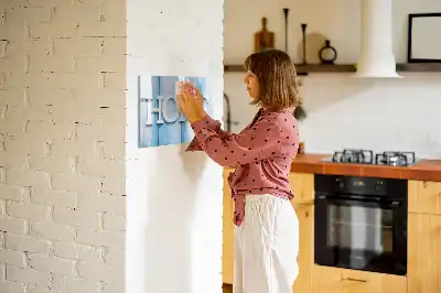 Beschreibbare Magnettafel Text Zuhause