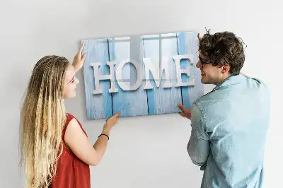 Beschreibbare Magnettafel Text Zuhause