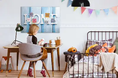 Beschreibbare Magnettafel Text Zuhause