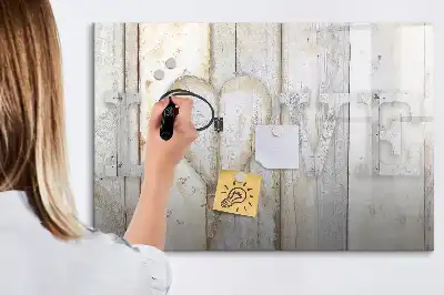 Beschreibbare Magnettafel mit Motiv Text Liebe