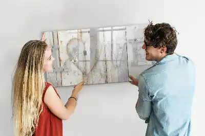 Beschreibbare Magnettafel mit Motiv Text Liebe