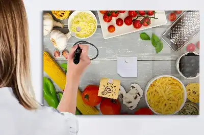 Beschreibbare Magnettafel Zutaten