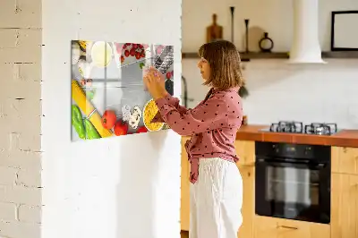 Beschreibbare Magnettafel Zutaten