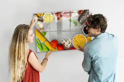 Beschreibbare Magnettafel Zutaten