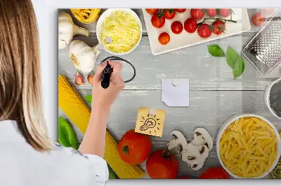 Beschreibbare Magnettafel Zutaten